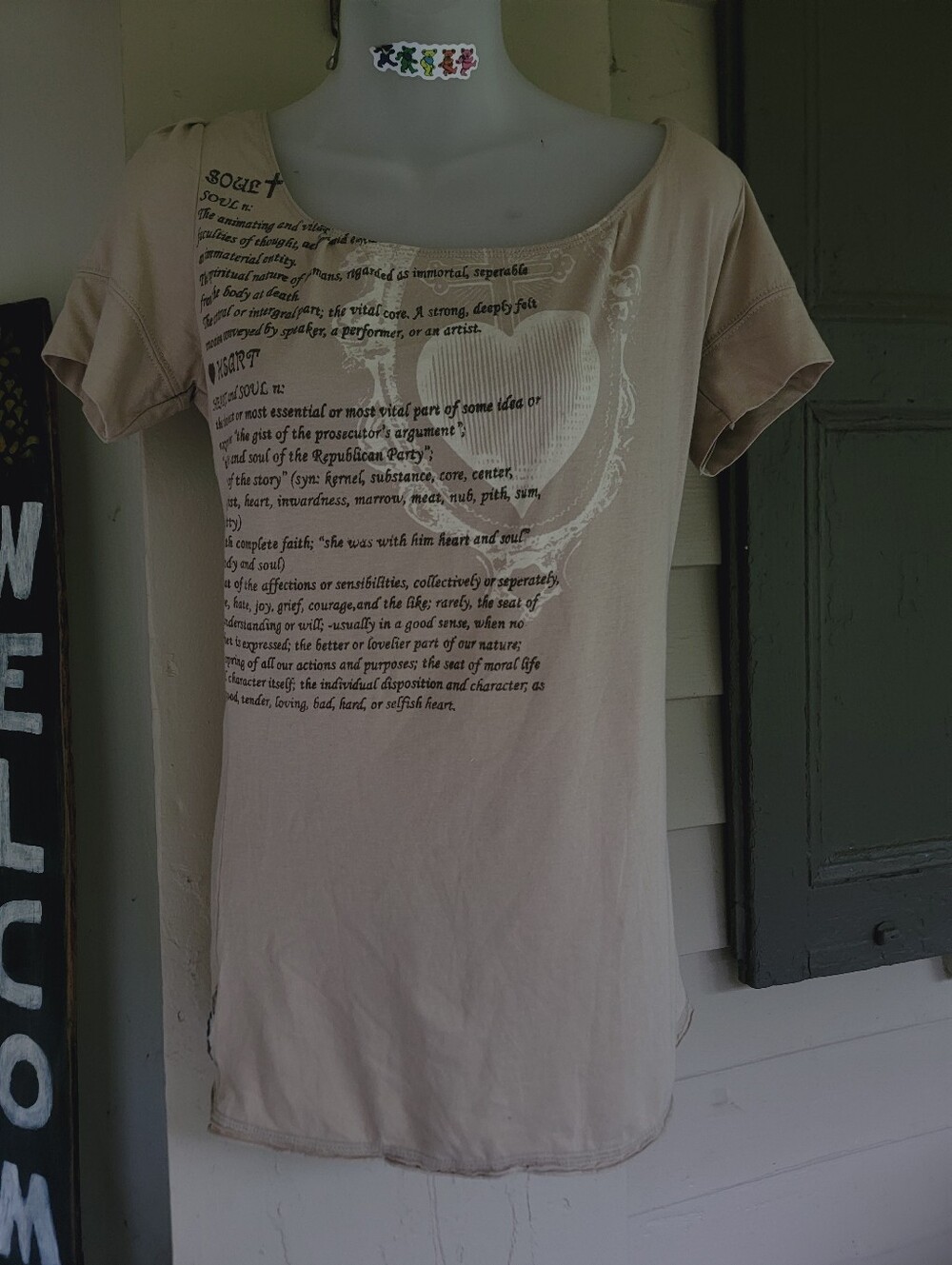 Triple Five Soul Heart & Soul  Graphic Tee W/double Stitch Rolled Edges